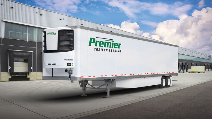 Parked Premier Reefer trailer